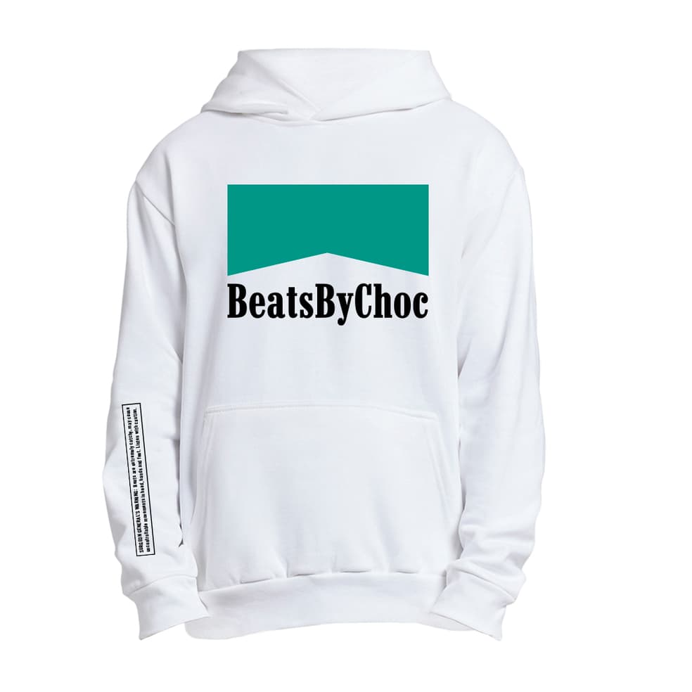 Hoodie · White Green Marl