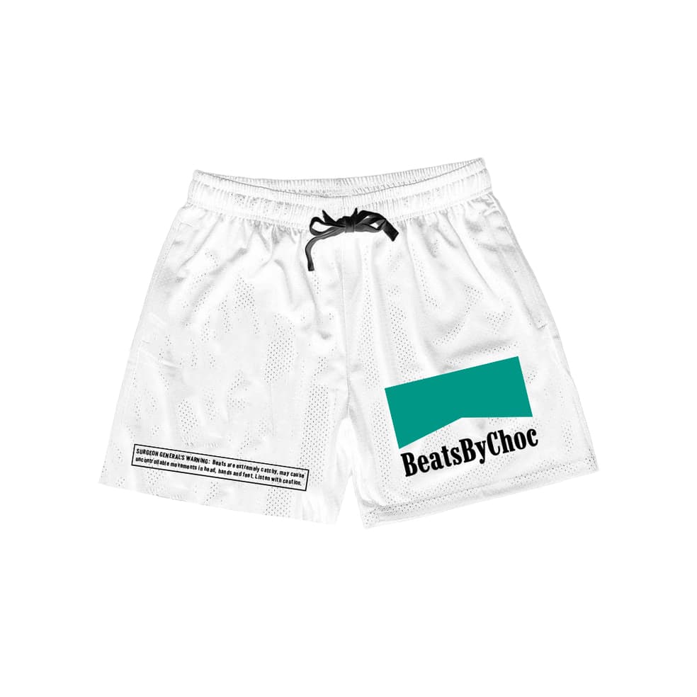 Sports Shorts · White Green Marl